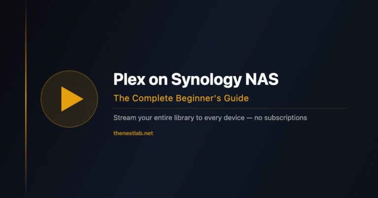 How to set up Plex on a Synology NAS