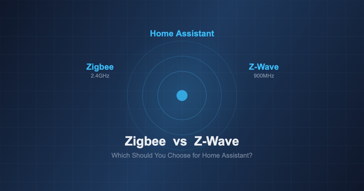 Zigbee vs Z-Wave comparison for Home Assistant smart home setup