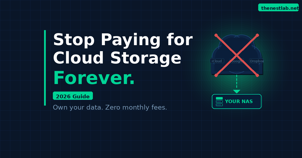 How to Stop Paying for Cloud Storage in 2026: Own Your Data Forever