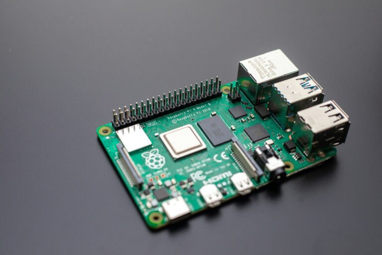 Pi-hole Raspberry Pi setup: a Raspberry Pi 4 board used for network-wide ad blocking